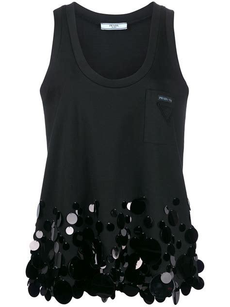 prada sequin shirt|prada tank top women.